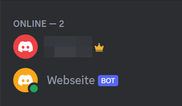 Discord Bot - Der Bot ist online
