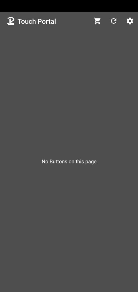 Touch Portal App - Startseite