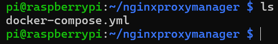 Nginx Proxy Manager - Anlegen des Docker Compose Files